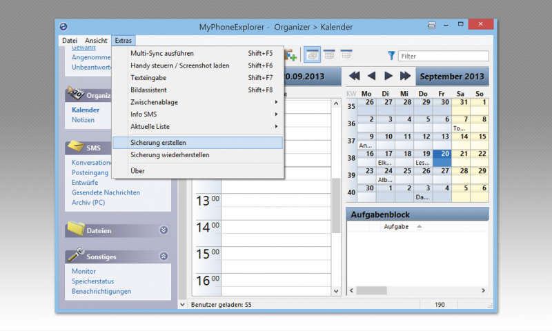 Android-Smartphone mit PC synchronisieren - connect