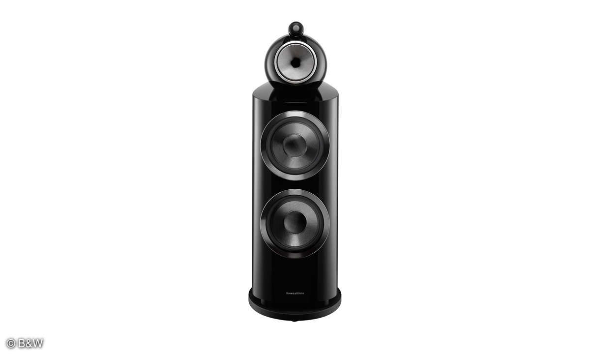 B&W 800 D3 black front