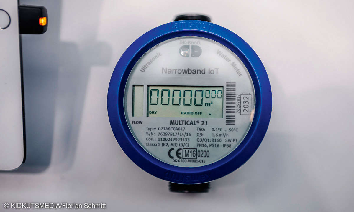 Batteriebetriebener Wasserzähler