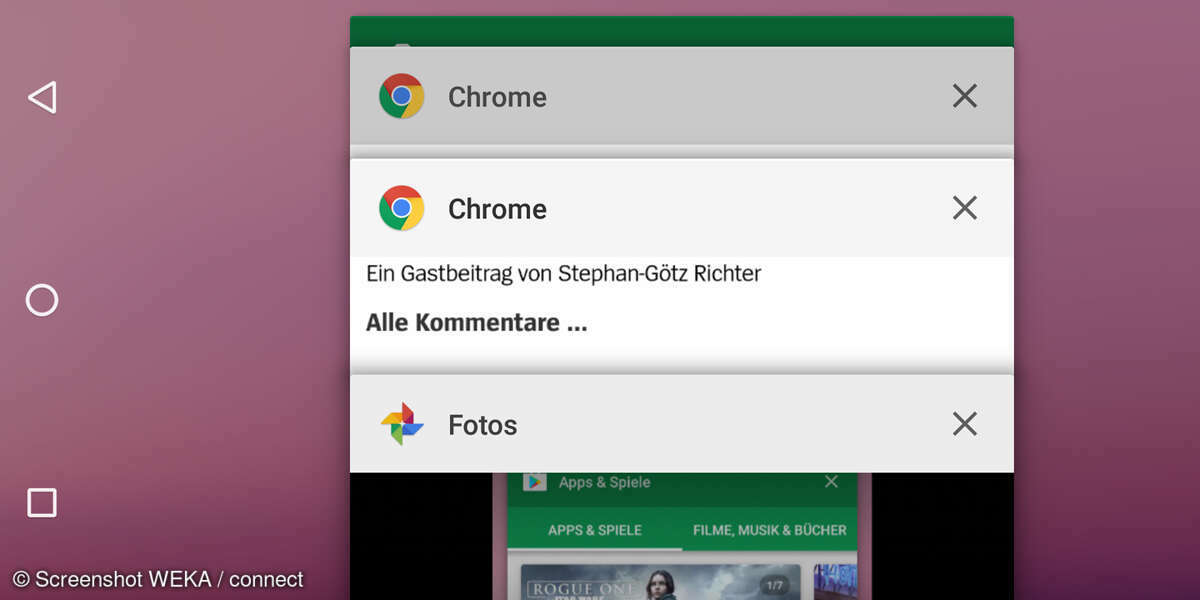 Tipp 5: Schnell zwischen Apps wechseln