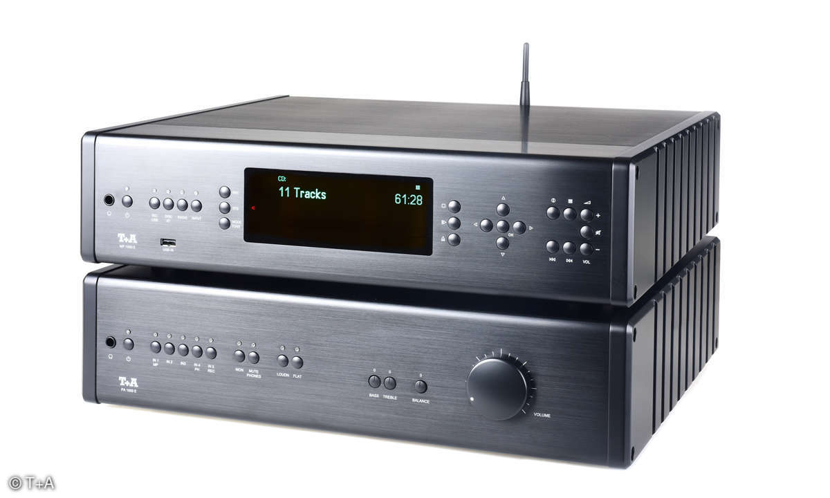 T+A Digitalkombi MP 1000 E und PA 1000 E
