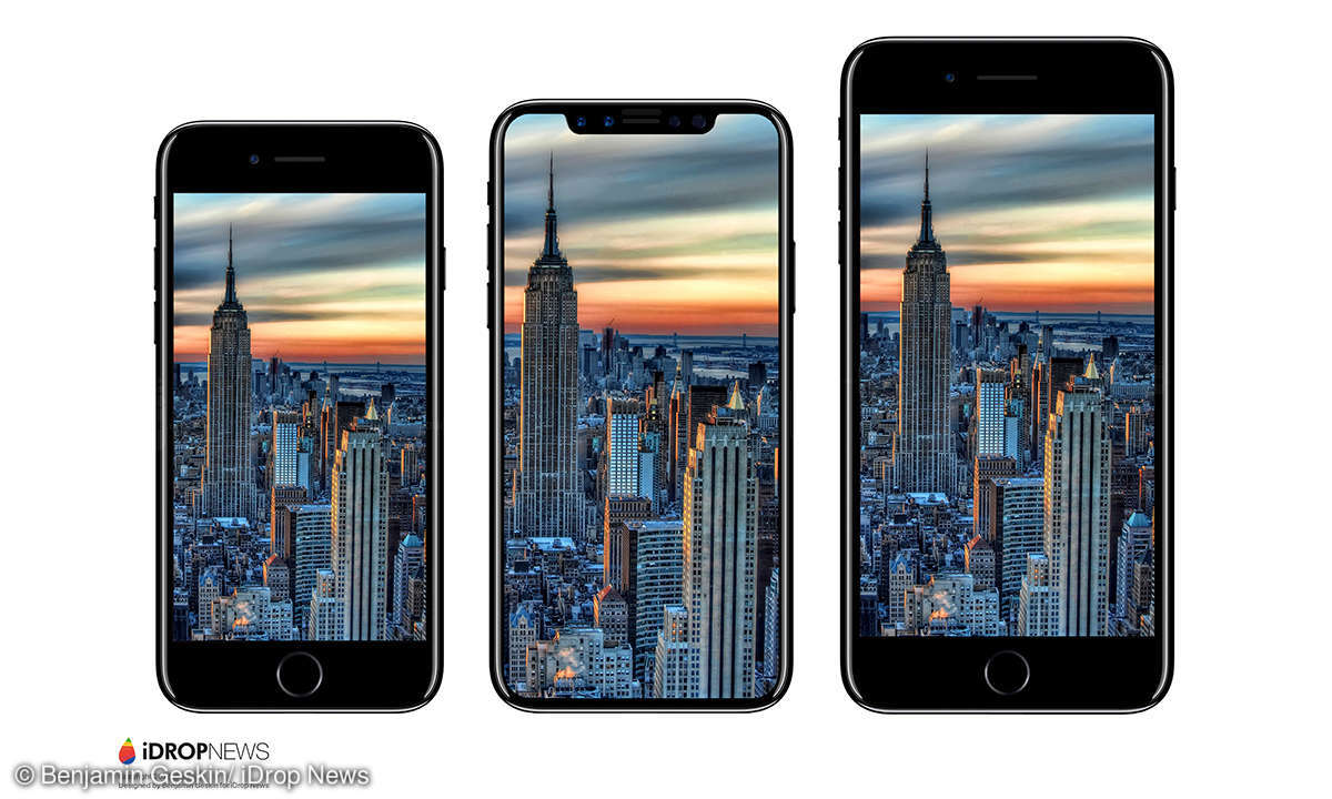 iPhone 8 Größenvergleich