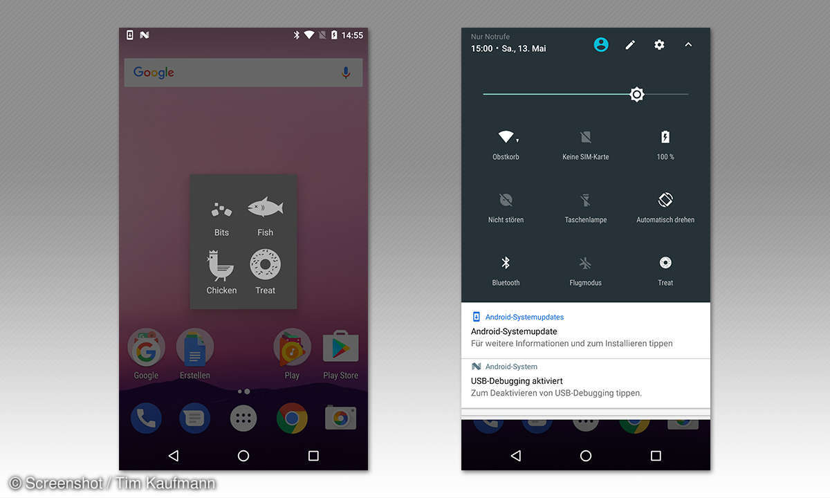 Android Easter Eggs 8 und 9