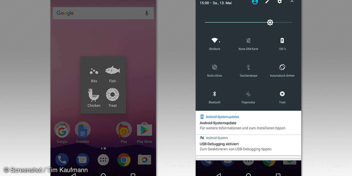 Android Easter Eggs 8 und 9