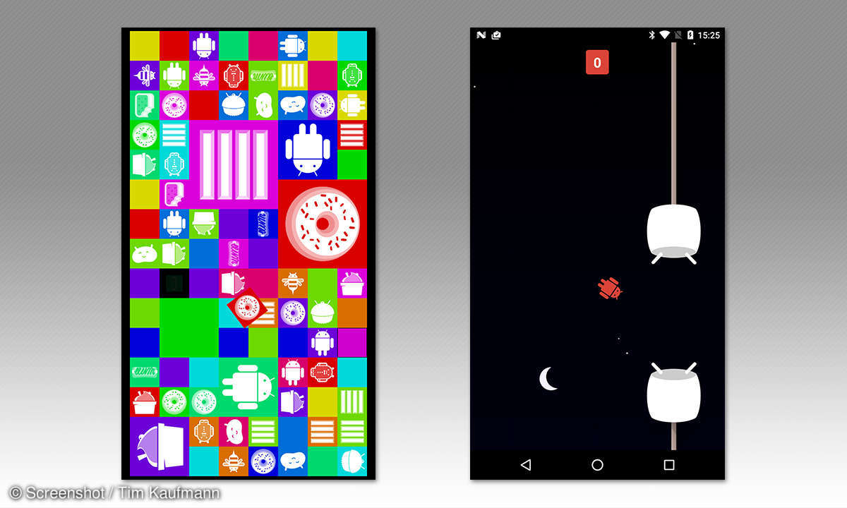 Android Easter Eggs 12 und 13