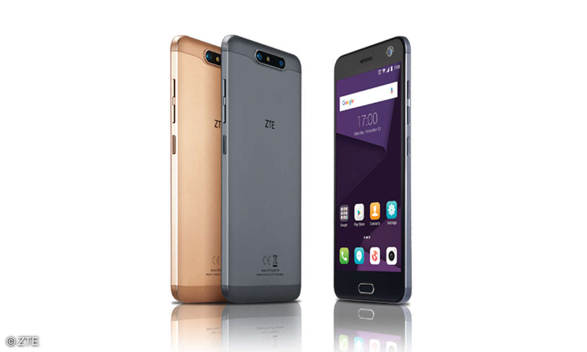 ZTE Blade V8 Rückseite und Front