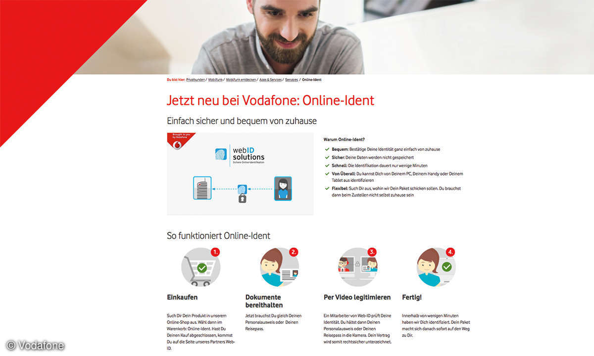Vodafone CallYa Prepaid-Identifizierung