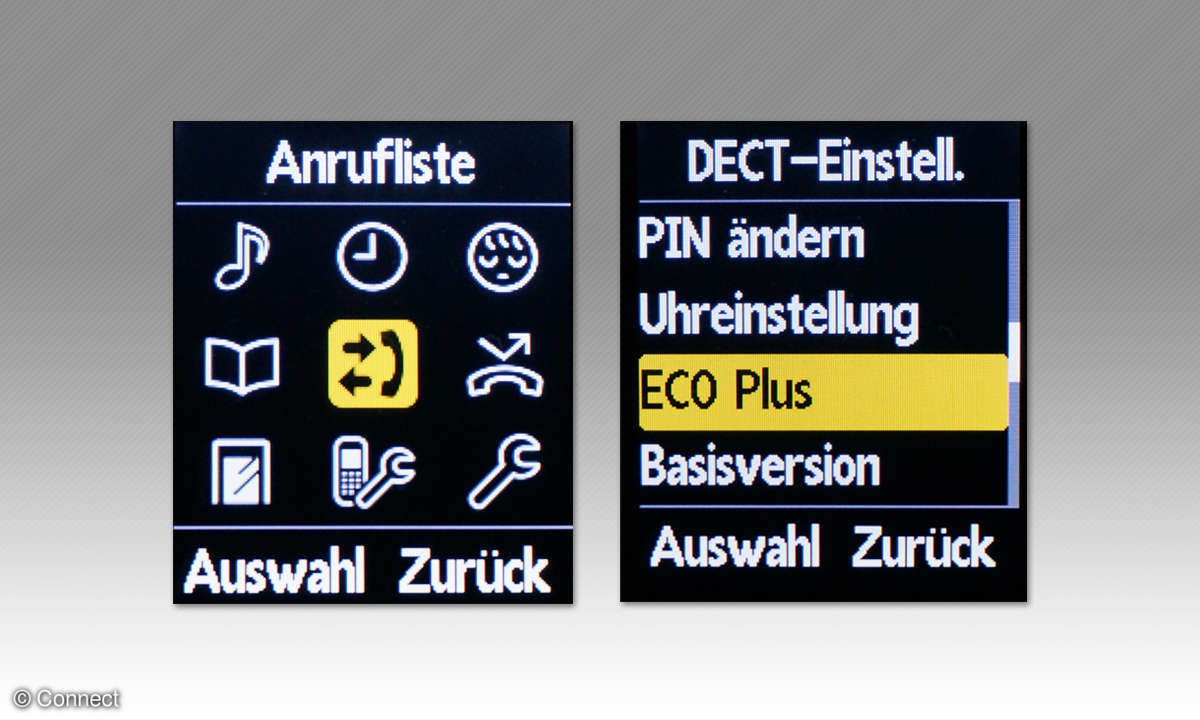 Panasonic KX-TGQ 400 Bildschirm