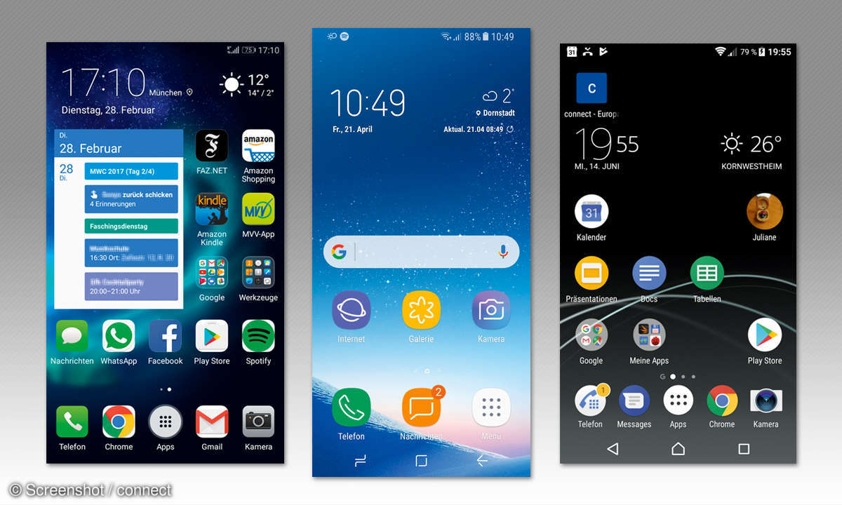 Android Homescreens