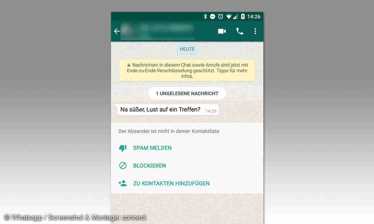 WhatsApp-Spam melden und Werbe-Bots blockieren - connect