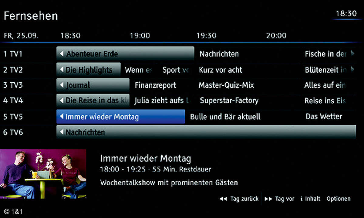 1&1 EPG