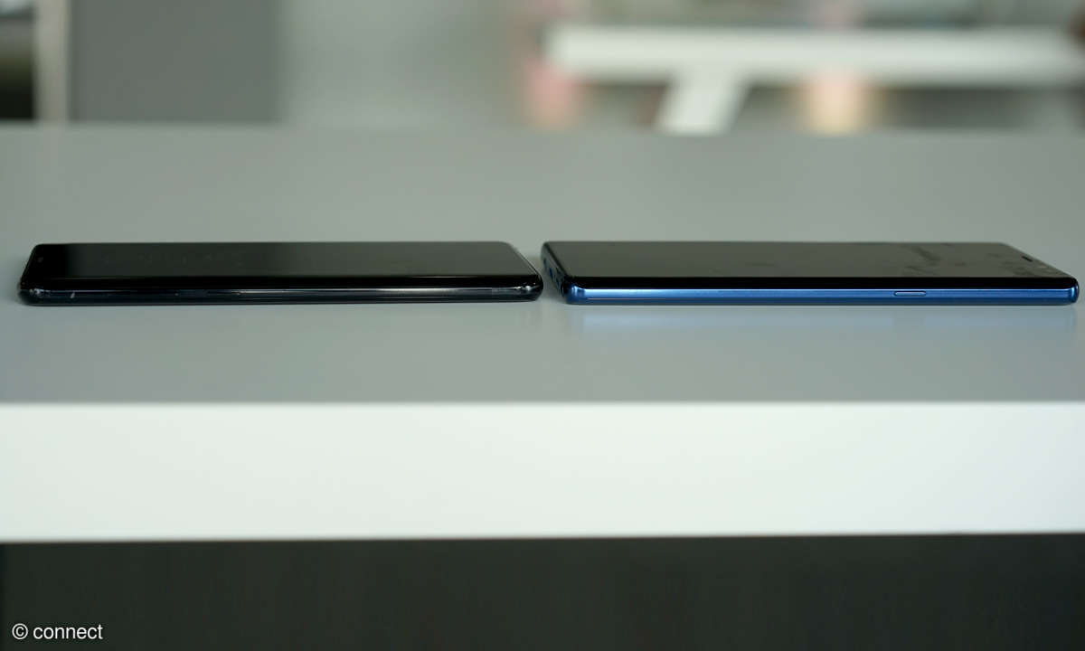 Samsung Galaxy Note 8 Galaxy S8+ Dicke