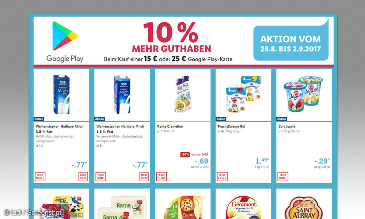 Google Play Guthaben Lidl Angebot