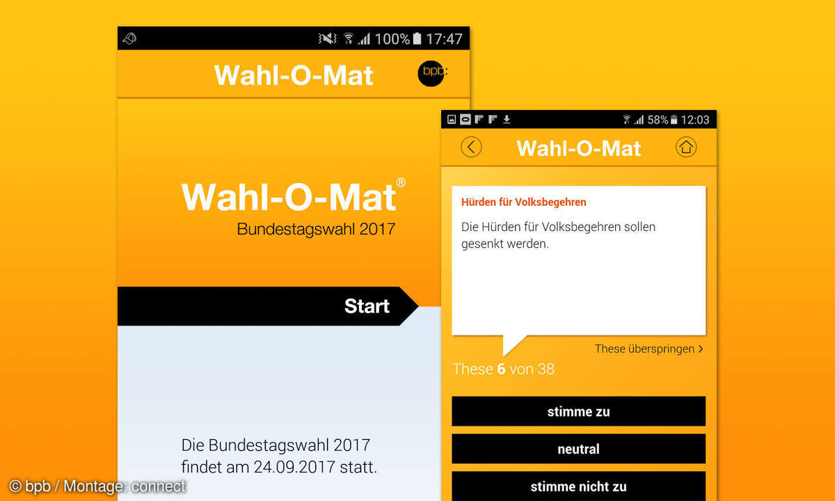 Wahlomat Bundestagswahl 2017 App