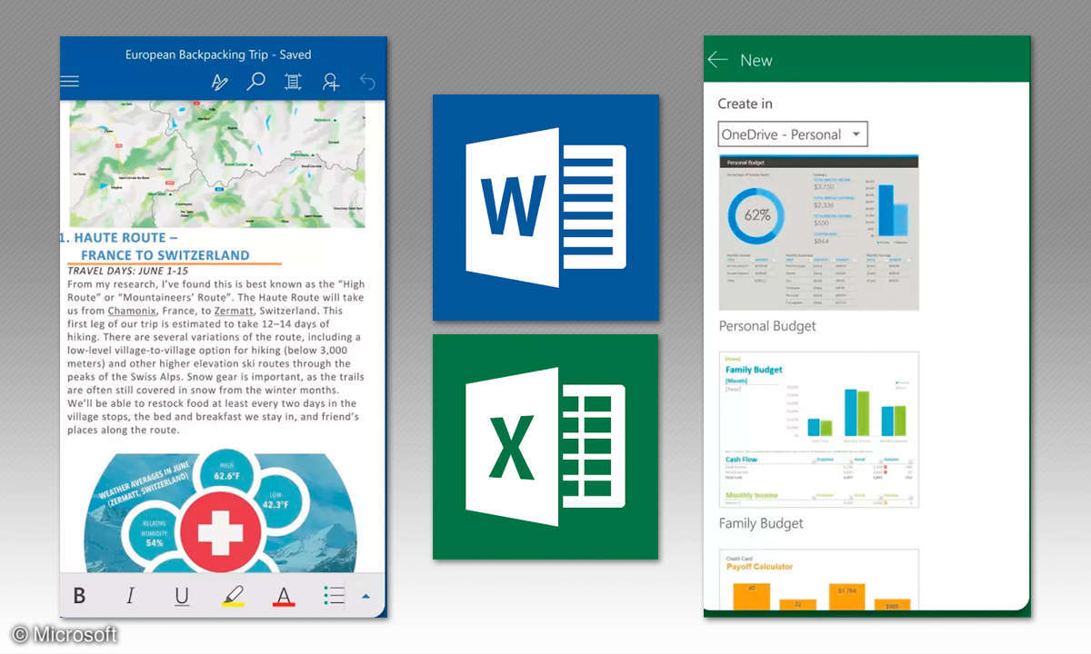 Microsoft Word und Excel
