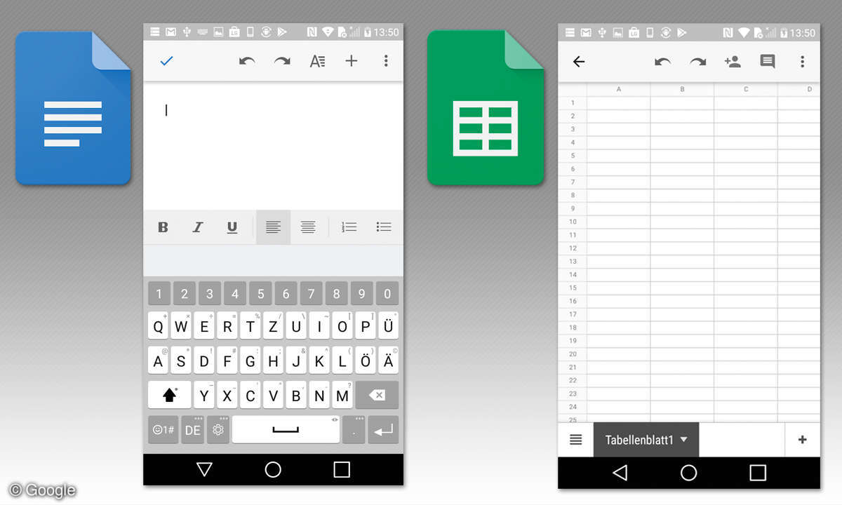 Google Docs & Google Tabellen