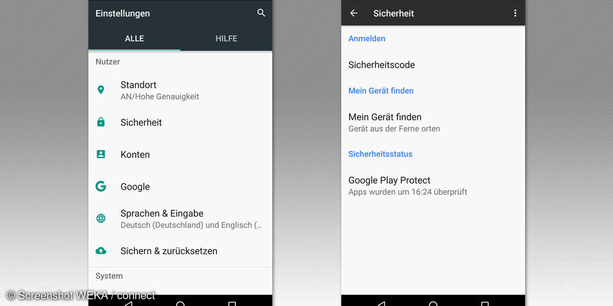 Android Gerätemanager
