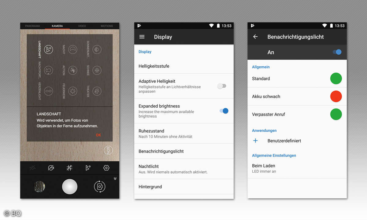 BQ Aquaris X Screens