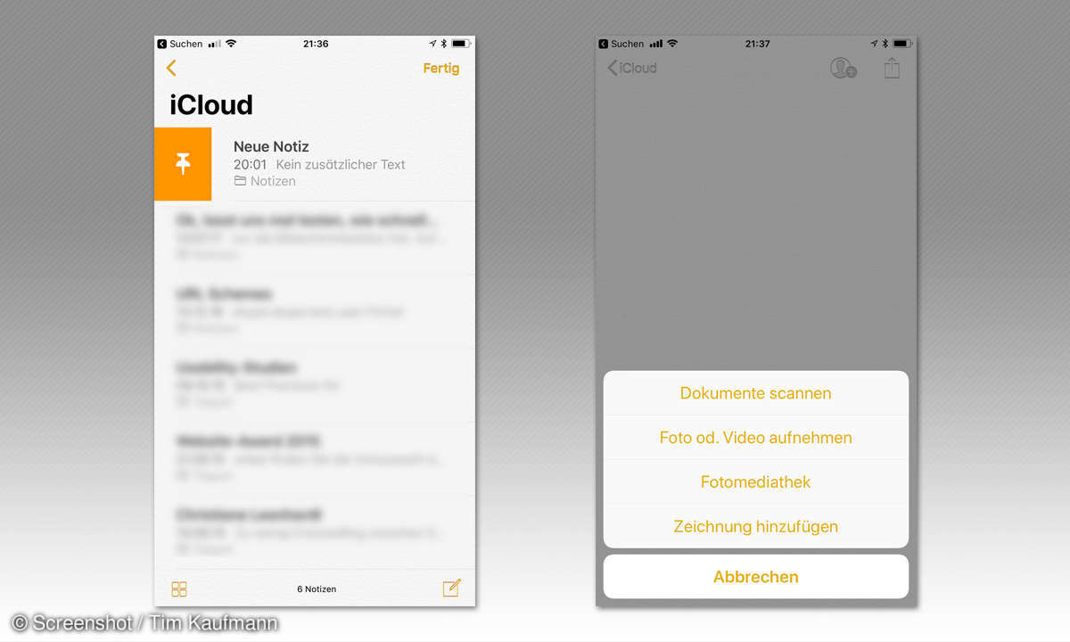 iOS 11 Screenshot