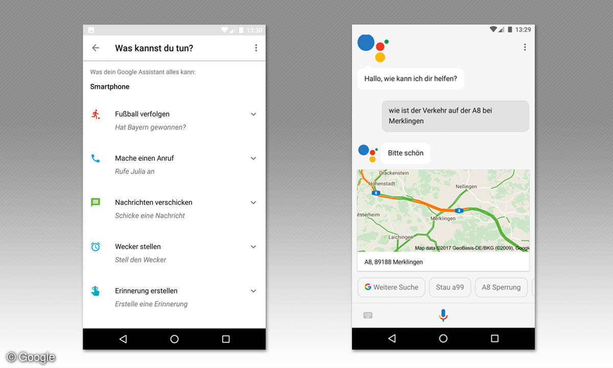 Sprachsteuerung Google Assistant