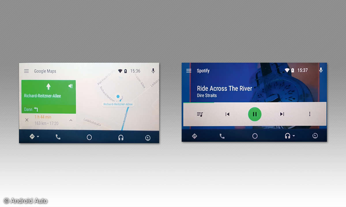 Android Auto Screens