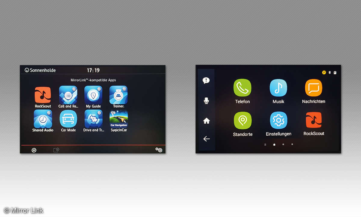 Mirror Link Screen