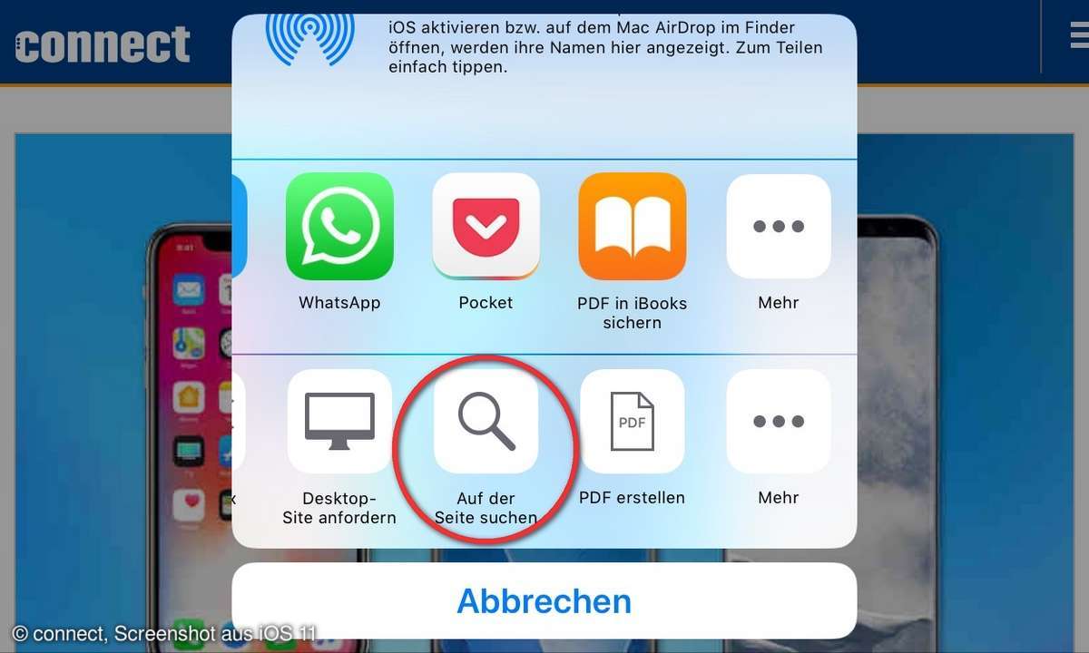 iPhone iPad iOS Webseite