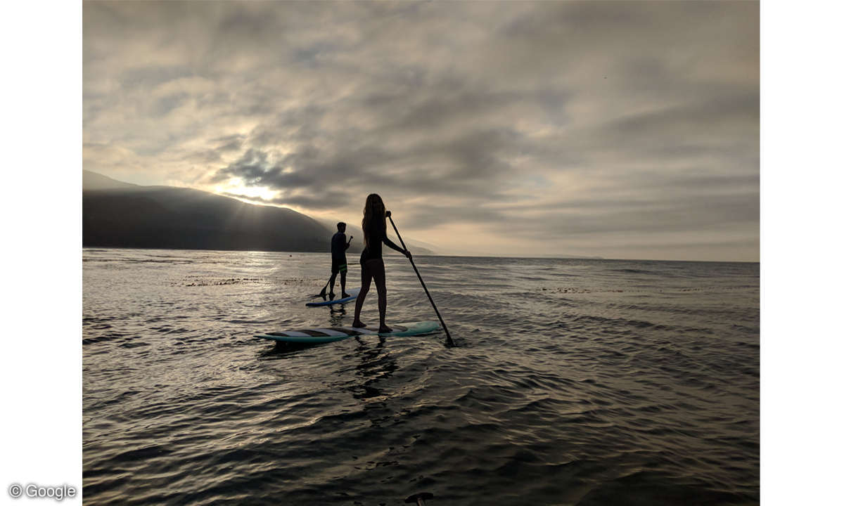Google Pixel 2 Beispielfoto Sonnenuntergang Meer