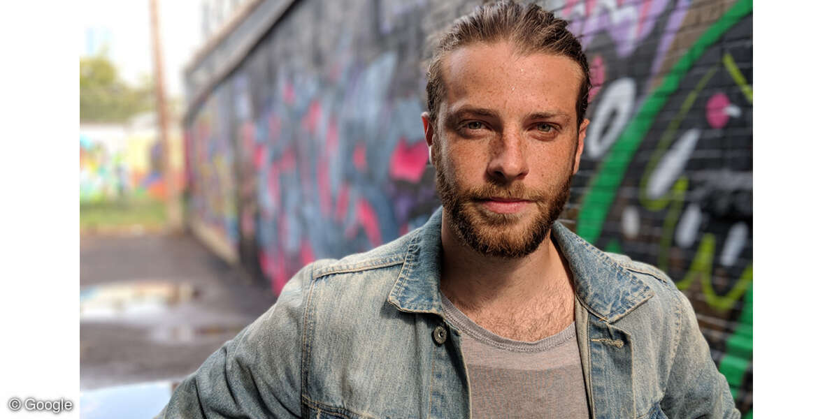 Google Pixel 2 Beispielfoto Porträt Mann