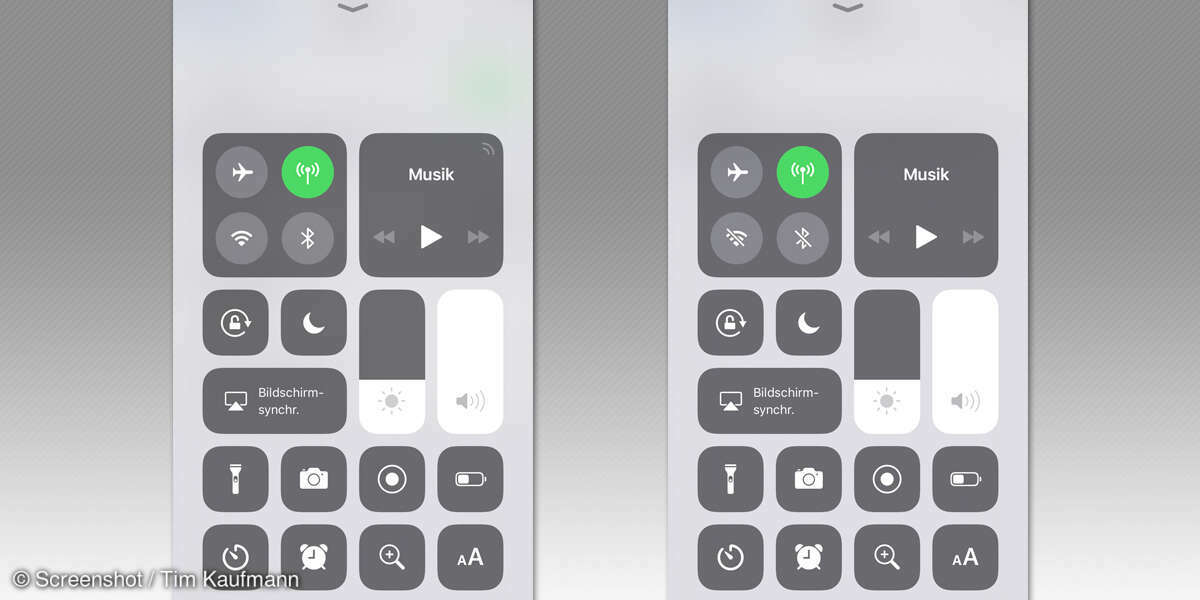 iOS 11 Einstellungen
