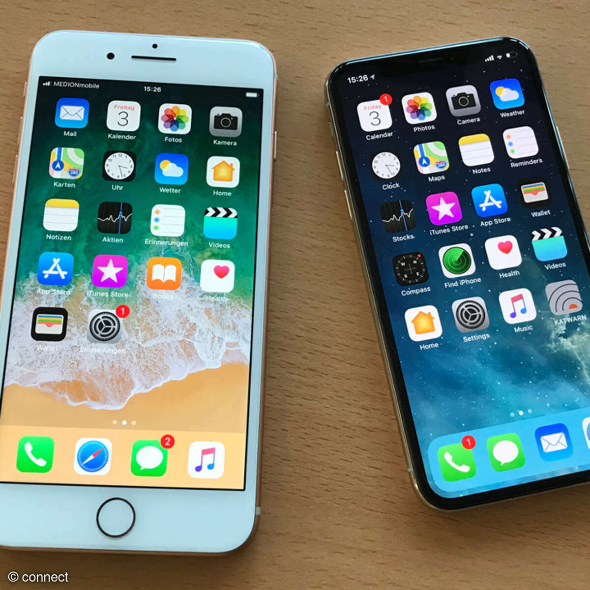 iPhone X und iPhone 8 Plus