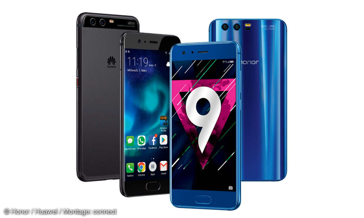 Honor 9 vs. Huawei P10