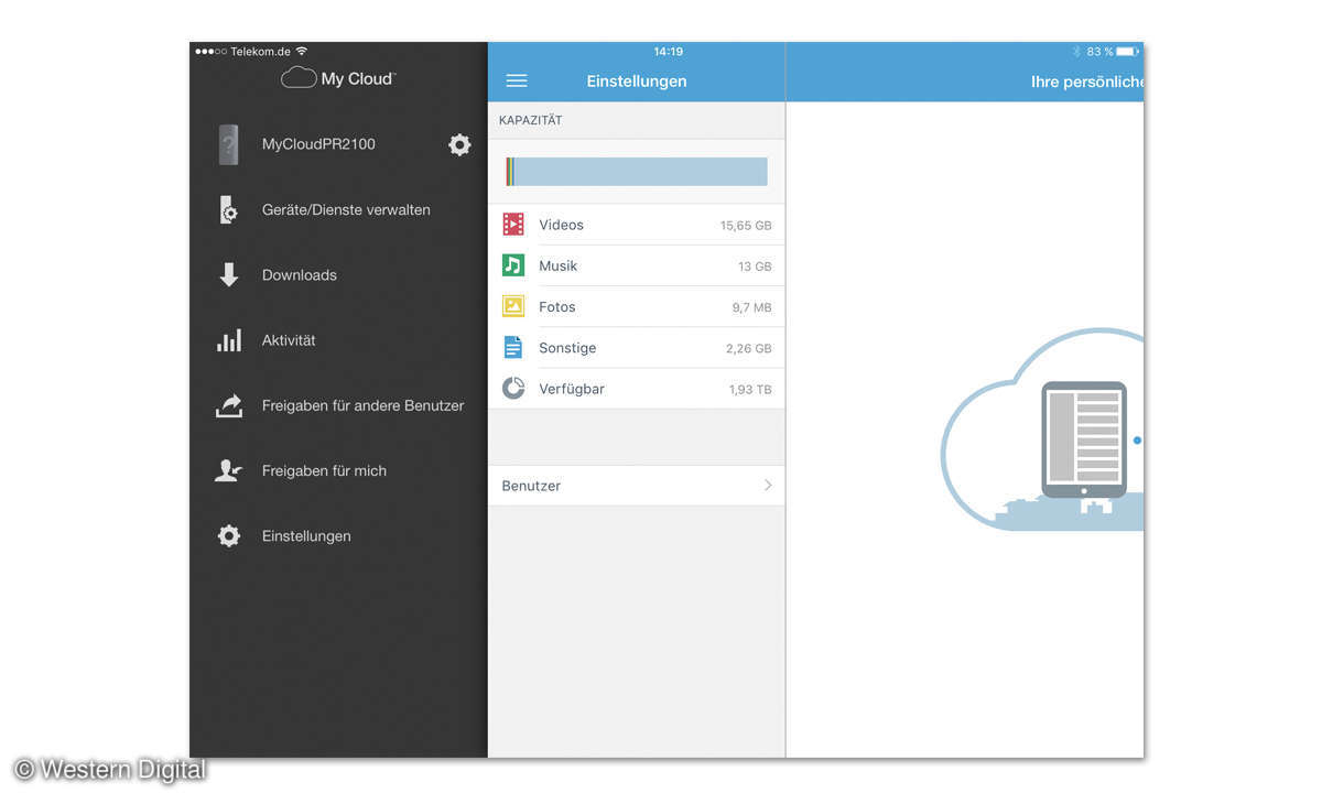WD MyCloud Pro PR2100 - App