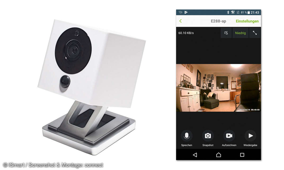 iSmart Alarm Spot+ - IP-Überwachungskamera
