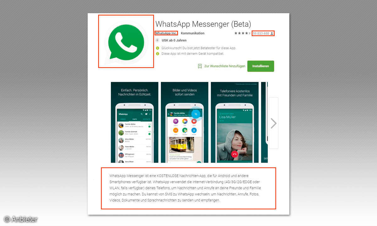 Original WhatsApp App