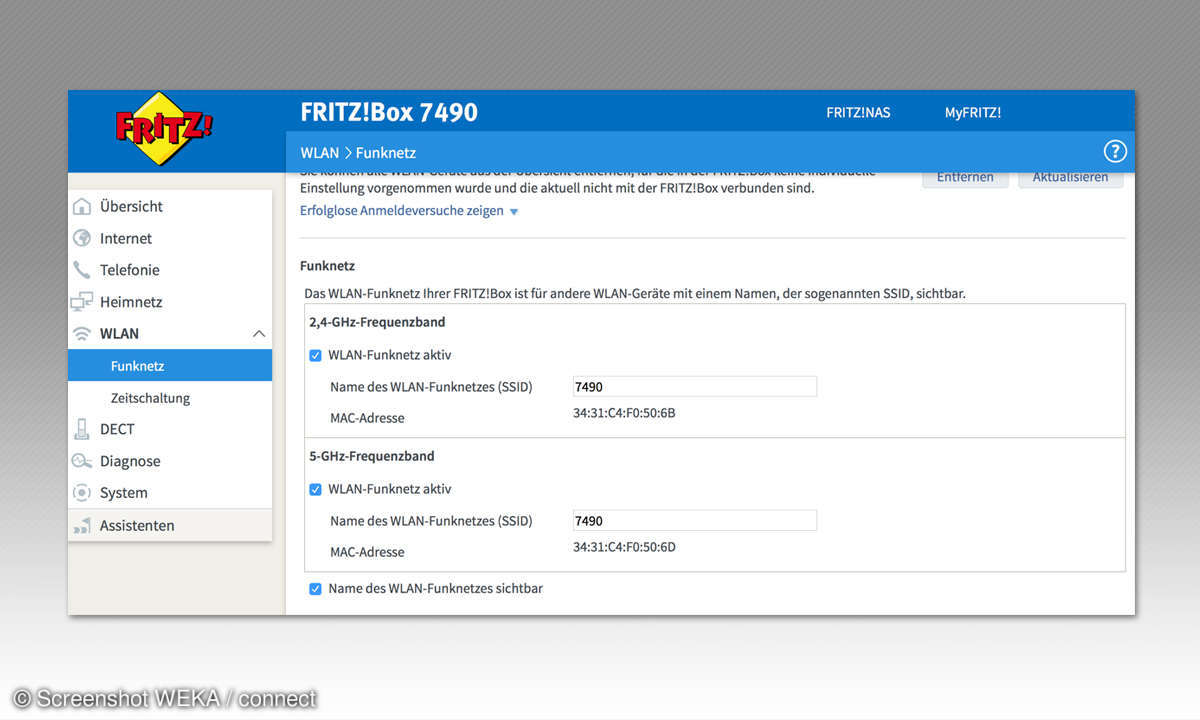 WLAN-Kanal ändern