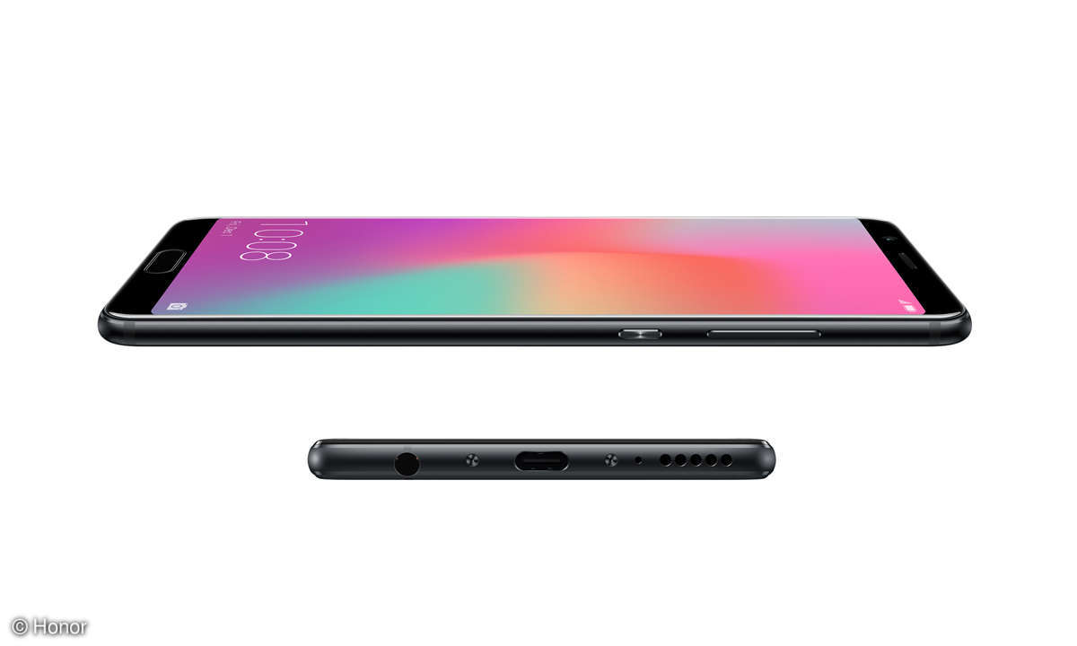 Honor View 10 Black Klinkenanschluss