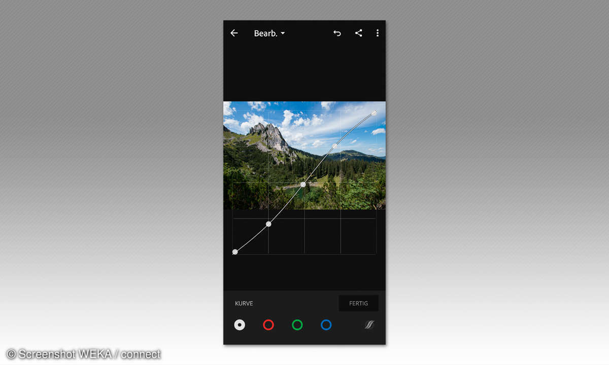 Bessere Smartphone-Fotos: Landschaftfoto bearbeiten