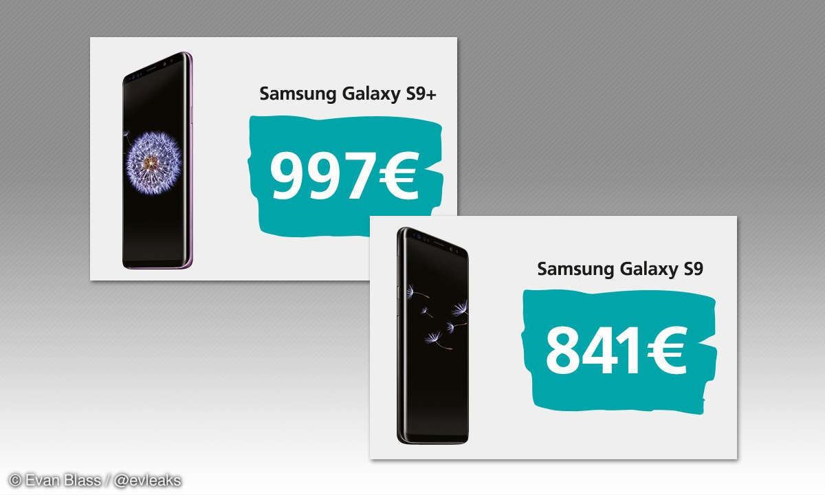 Samsung Galaxy S9 und S9+ Preise