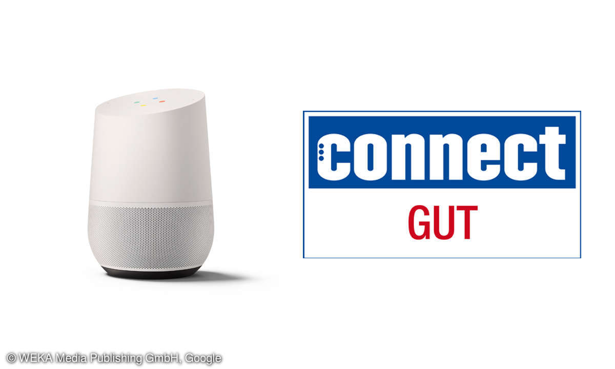 Google Home Testsiegel Gut