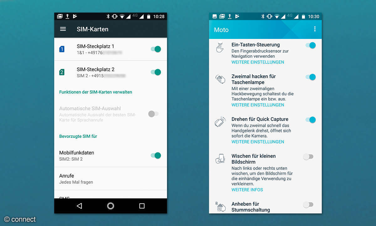 Screenshots Moto Z2 Force
