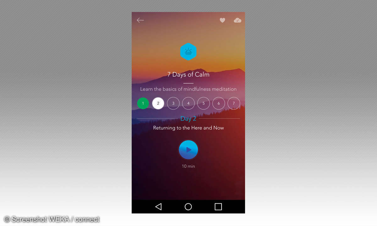 Entspannungs- Apps Calm 2