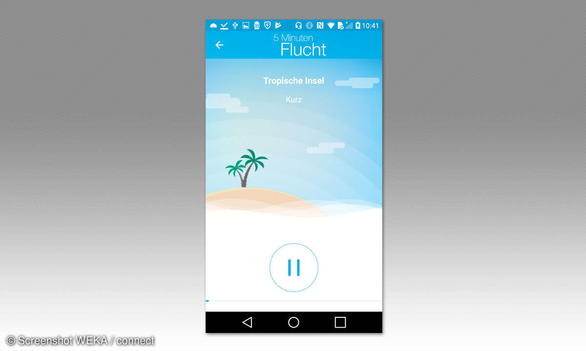 Entspannungs Apps: 5 Minuten Flucht