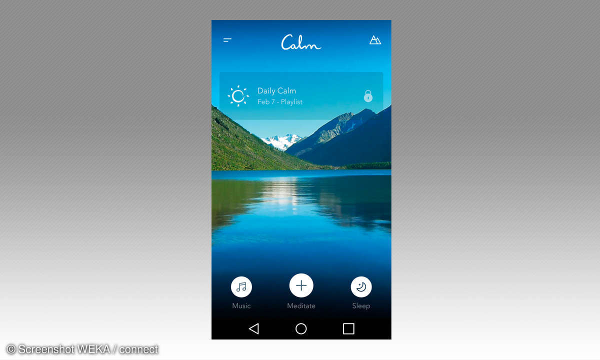 Entspannungs Apps : Calm