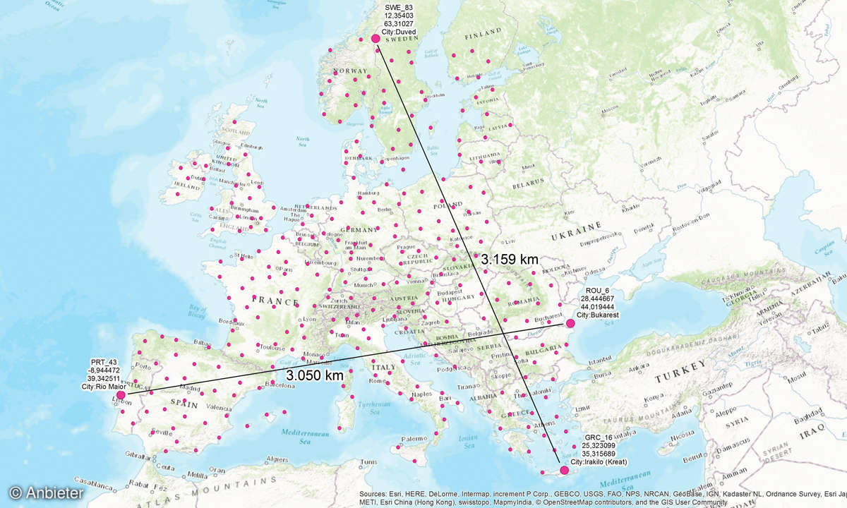 Internet im Flugzeug - EAN LTE basiertes Bodennetzkarte