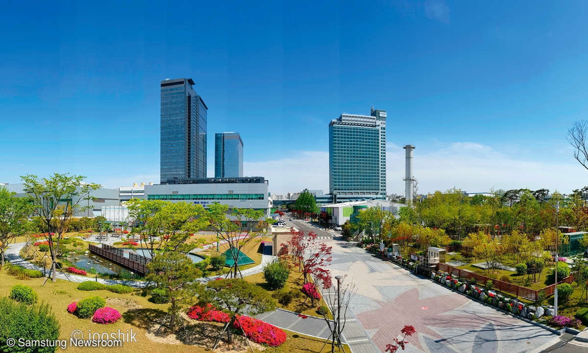 Samsung Digital City in Suwon South Korea