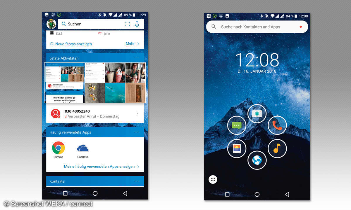 Die besten Android Launcher: Microsoftt Launcher & Smart Launcher 3