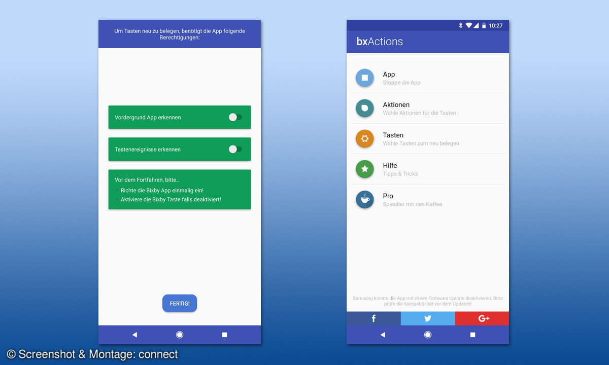 bx actions bixby button umprogrammieren
