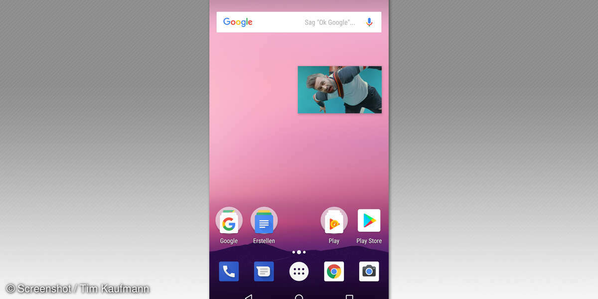 Android 8: Bild-in-Bild-Modus