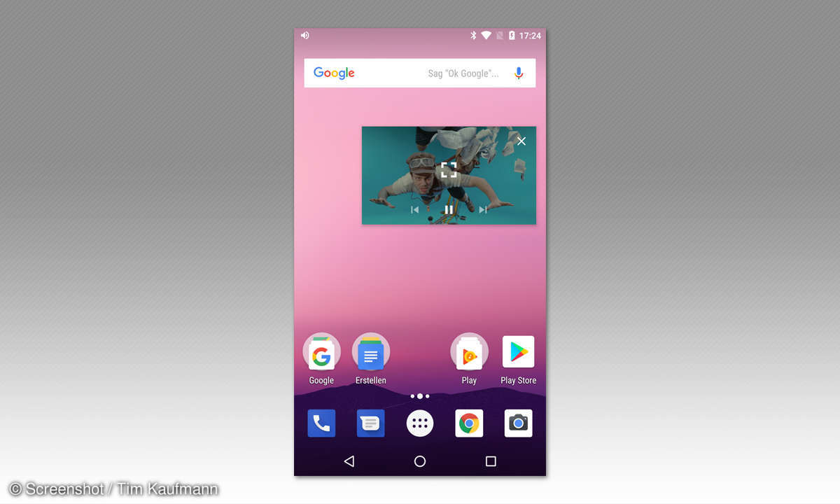 Android 8: Bild-in-Bild-Modus